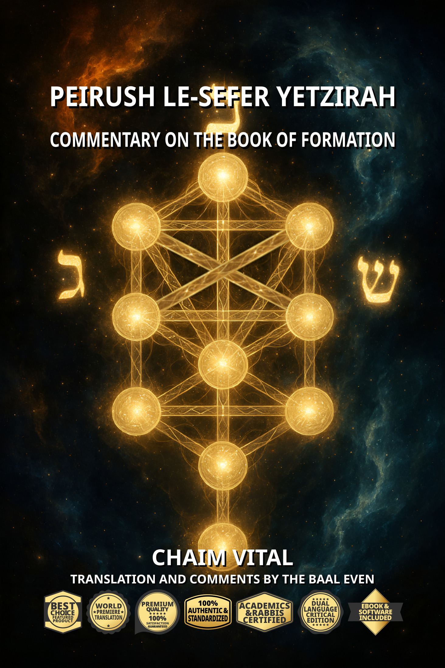 Vital, Chaim ben Joseph - Peirush Le-Sefer Yetzirah - Commentary on the Book of Formation